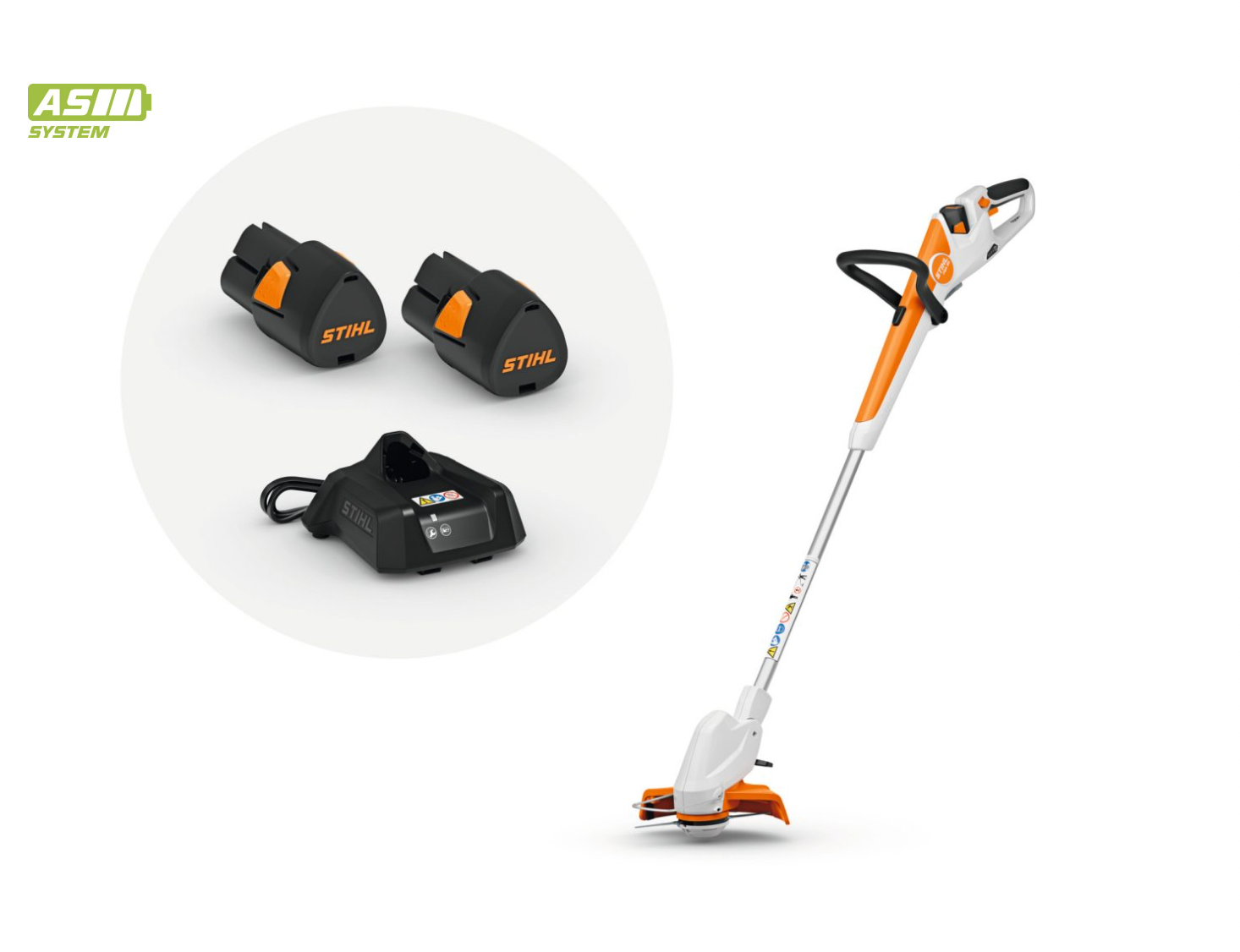 Stihl FSA30 Өвс шүргэгч - батарей x2 / сэт