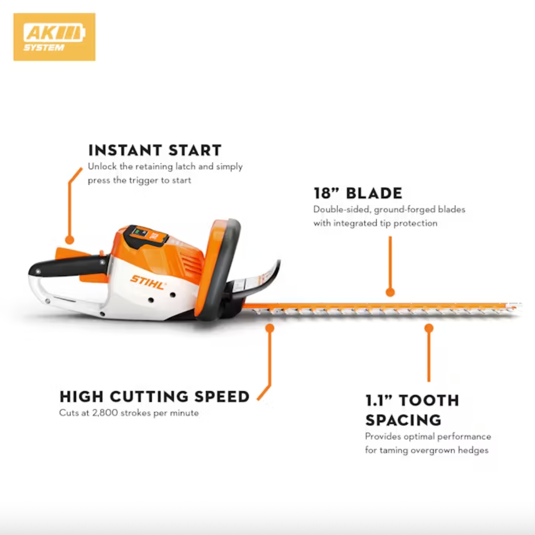 Stihl HSA56 Бут хэлбэржүүлэгч - батарей x1 / сэт