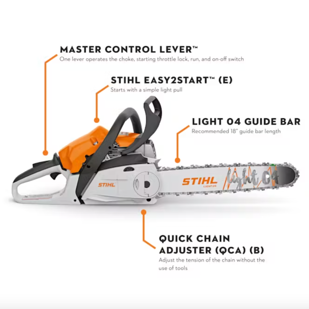 Stihl MS212 Гинжит модны хөрөө 45см/18" - бензин