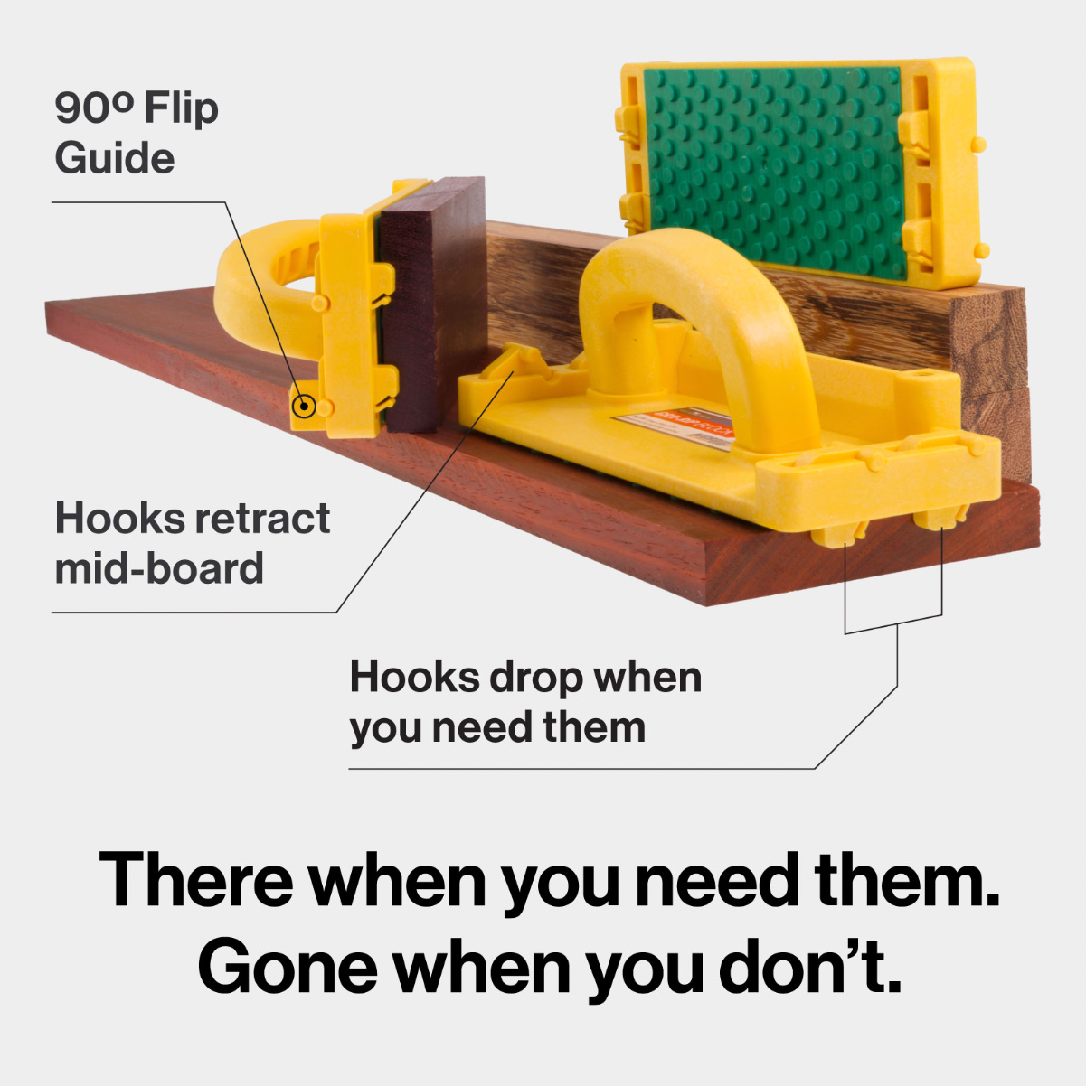 Microjig GRR-Rip Харуул, фрезерийн мод түлхэгч