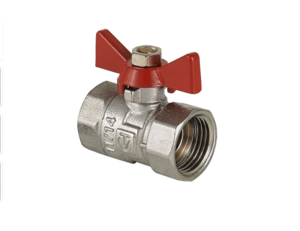 VALTEC Бөмбөлгөн хаалт Ф20 / COMPACT эрвээхэй эм/эм
