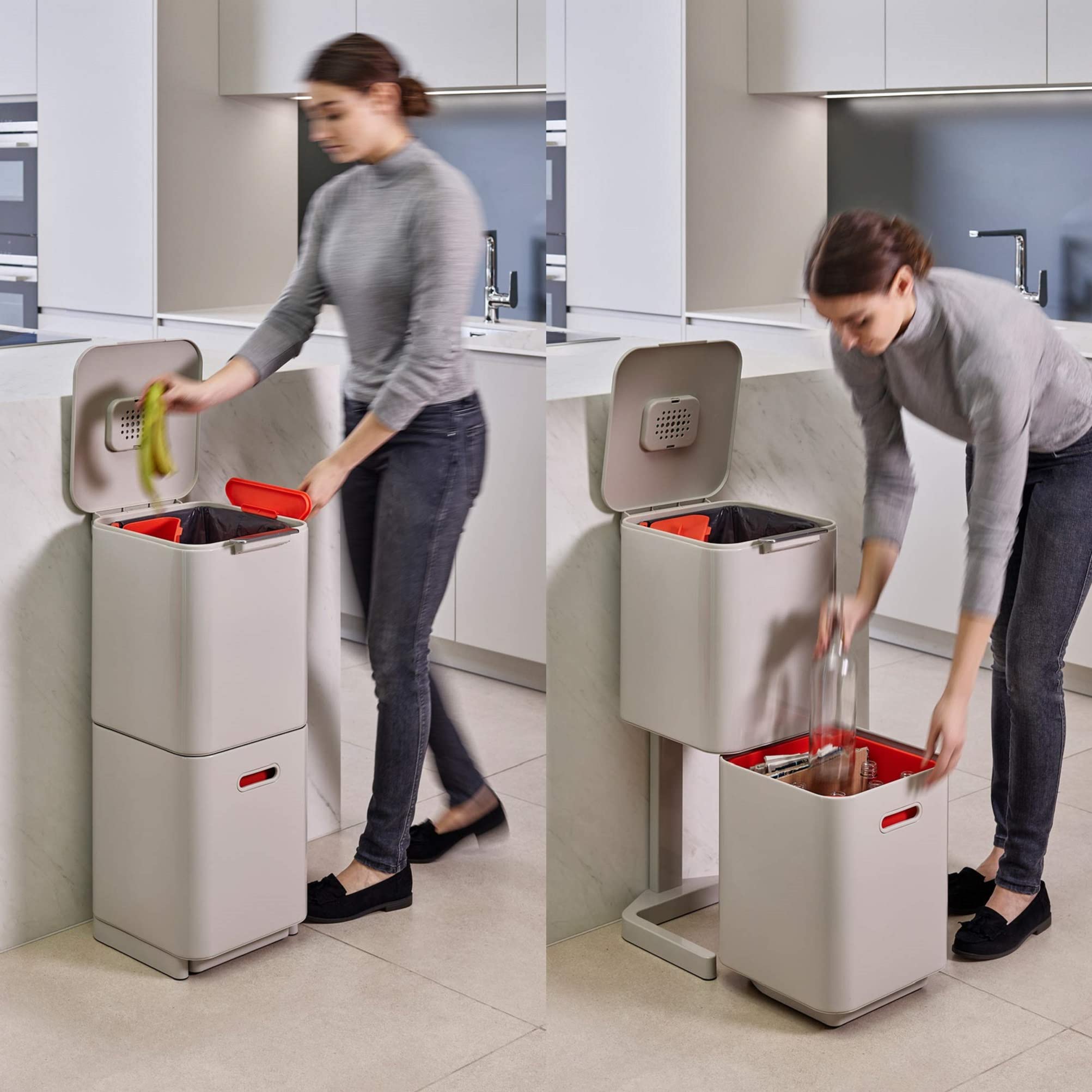 Joseph Joseph Totem ухаалаг ангилагчтай хогийн сав 40л