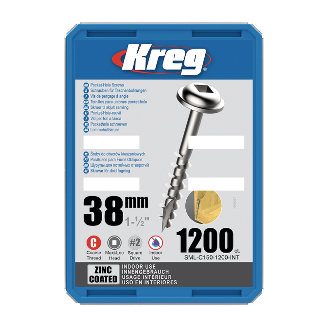Kreg POCKET Шуруп-өрөм 5х38мм (хол алхам)