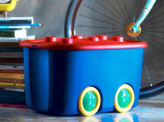 Keter Funny Box Хүүхдийн хайрцаг/дугуйтай