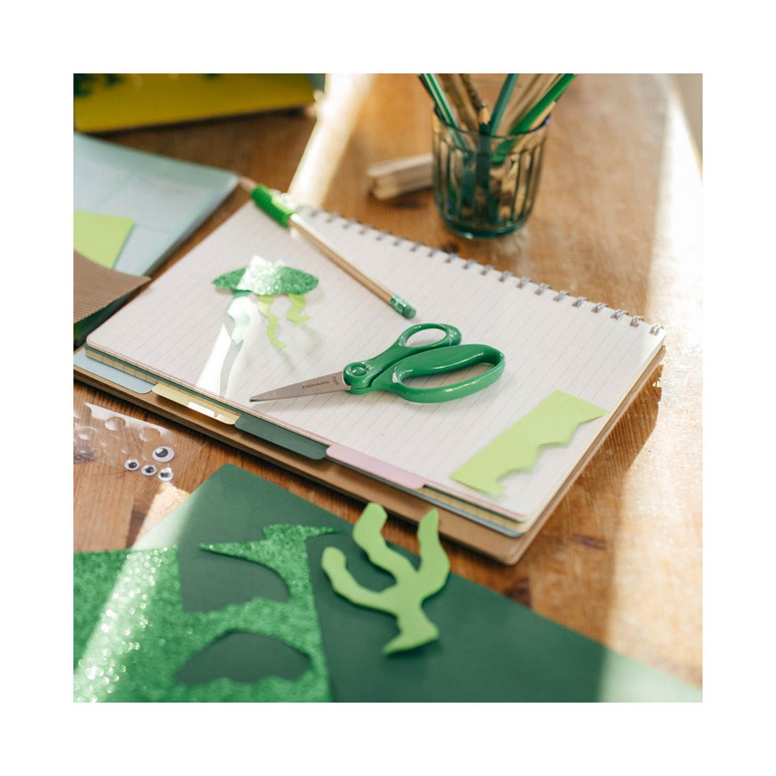 Fiskars Хүүхдийн хайч, 15см - ногоон