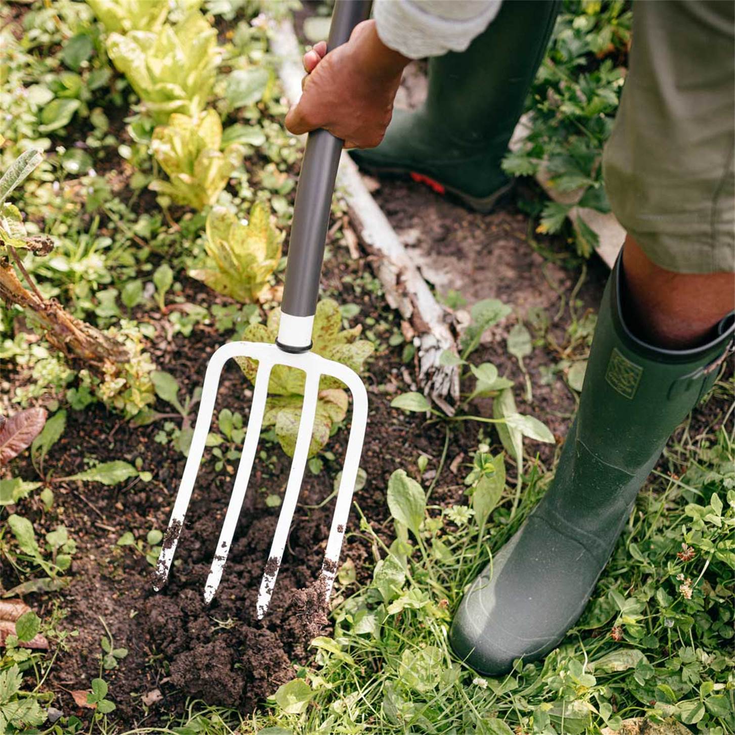 Fiskars Цэцэрлэгжүүлэлтийн сэрээ, цагаан