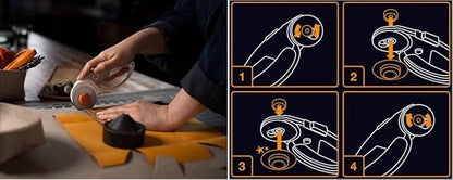 Fiskars Дугуй хутганы ир (45мм)