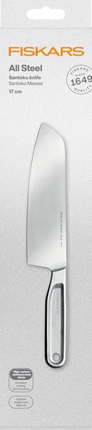Fiskars All steel Сантоку хутга, 17см