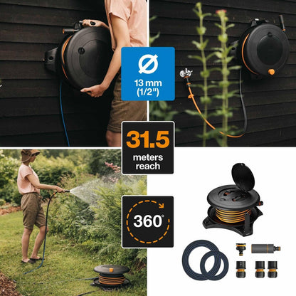 Fiskars Solid Waterwheel L 13мм - 30м