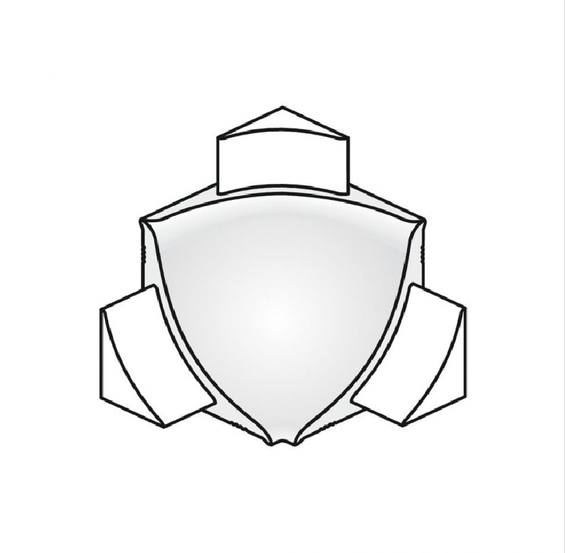 Dural Duracove 28мм Плитаны булан-3D дотор холбогч (мөнгөлөг)