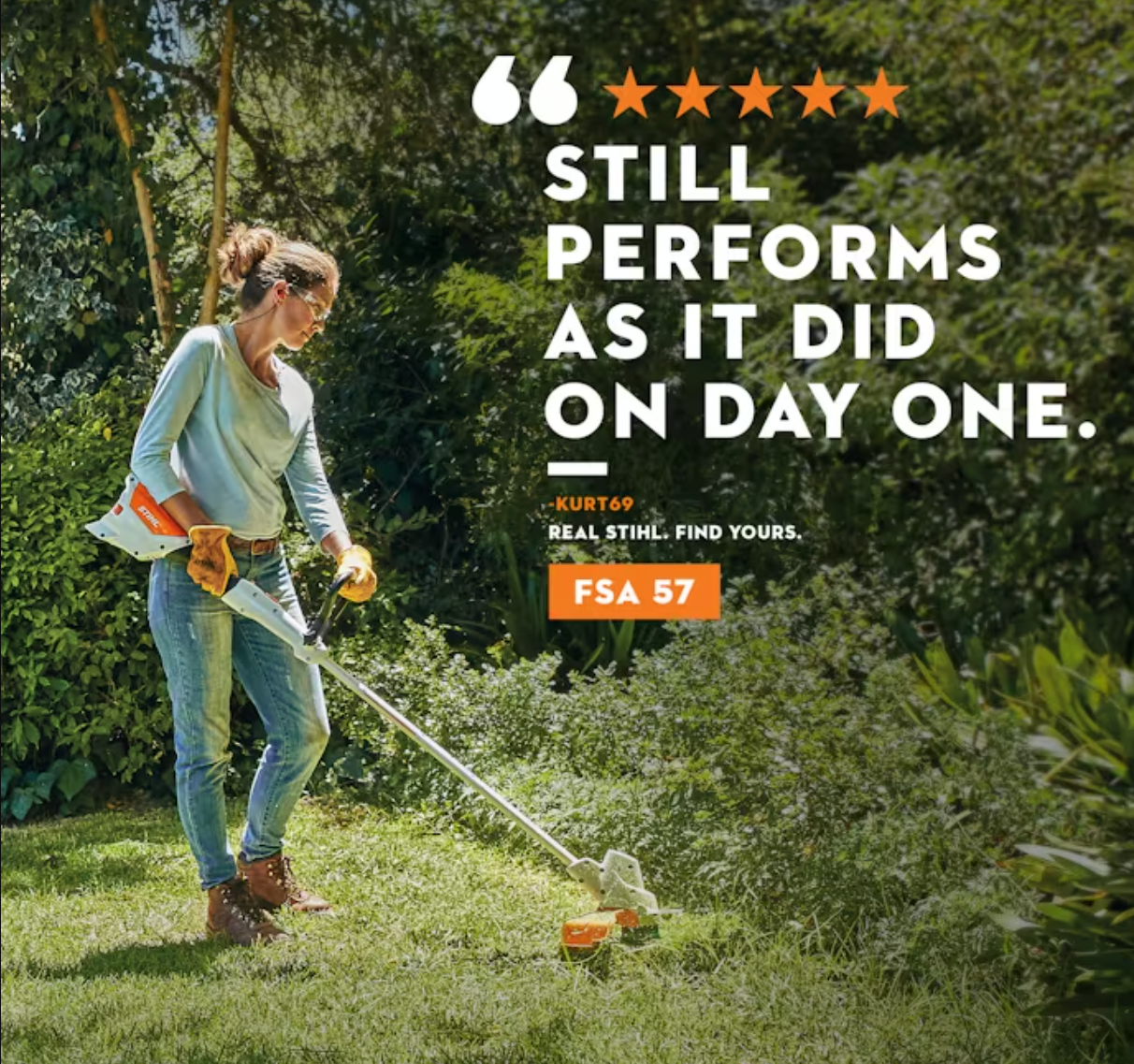 Stihl FSA57 Өвс шүргэгч - батарей x1 / сэт