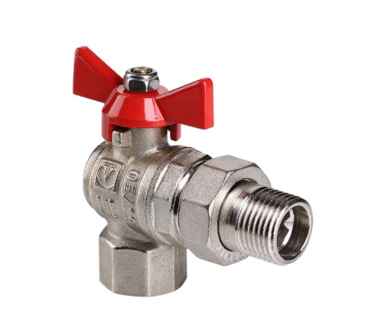 VALTEC Бөмбөлгөн хаалт (булан) холендортой Ф20 / BASE эм/эм
