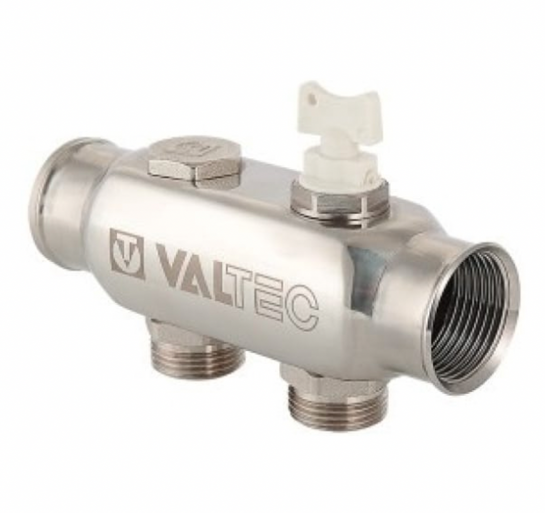 VALTEC Коллектор (нерж.) 25 х 2 x 3/4&quot; эм/эр