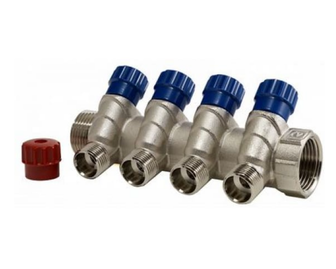 VALTEC Коллектор (вентилтэй) 25 х 4 x 1/2&quot; эм/эр