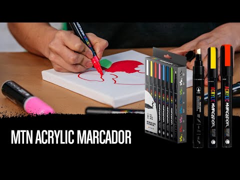 MTN MARCADOR Acrylic White 30mm