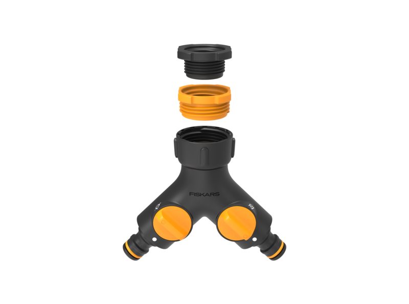 Fiskars Quick Хос крант холбогч, хаалттай Мульти - эм